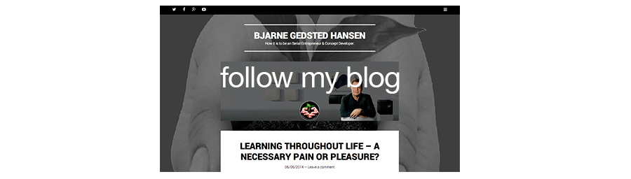 follow my blog http://bjarnegedstedhansen.wordpress.com/
